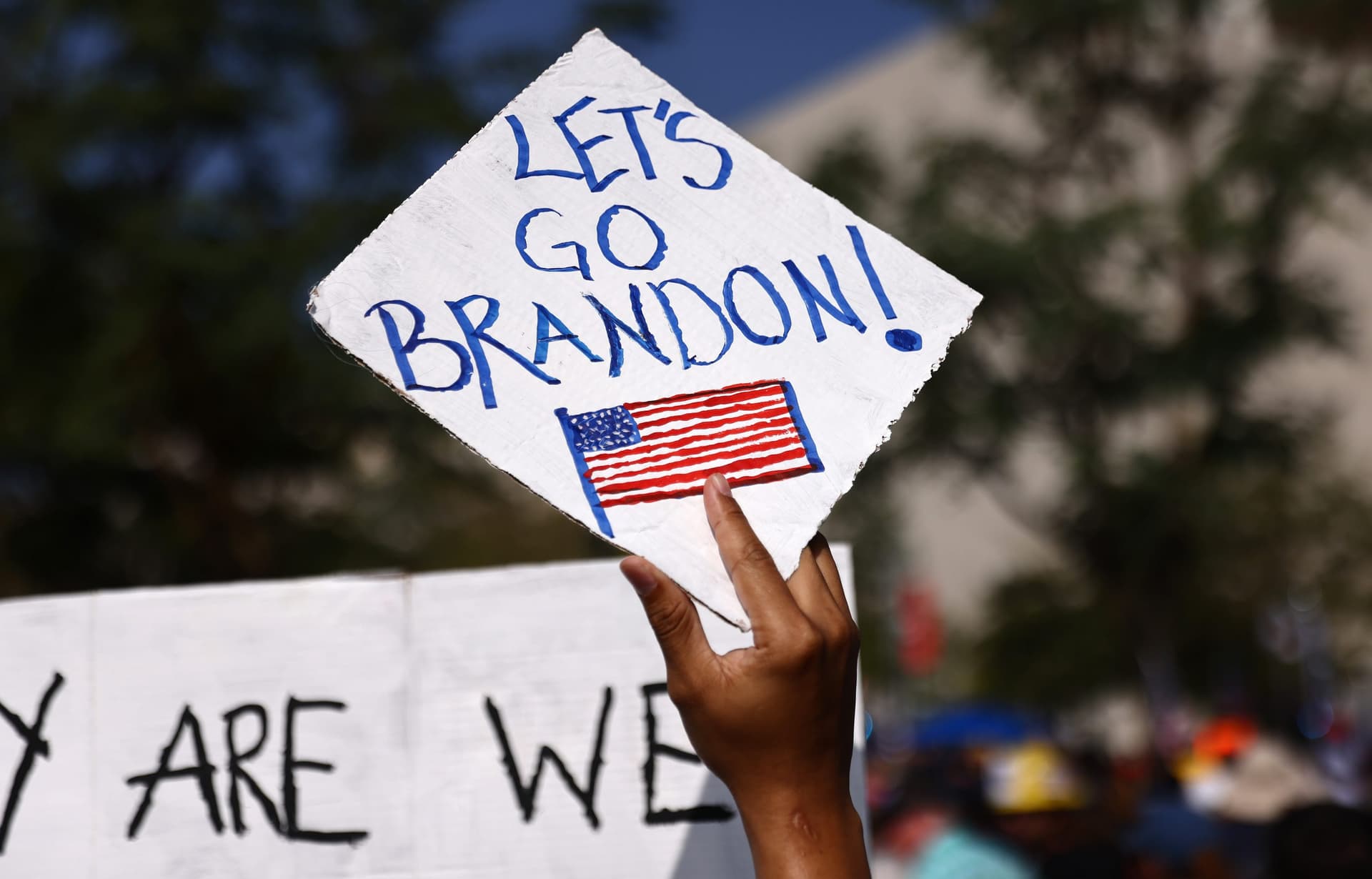 Roughly 3,000 Pounds of ‘Let’s Go Brandon’ Wrapping Paper Sold