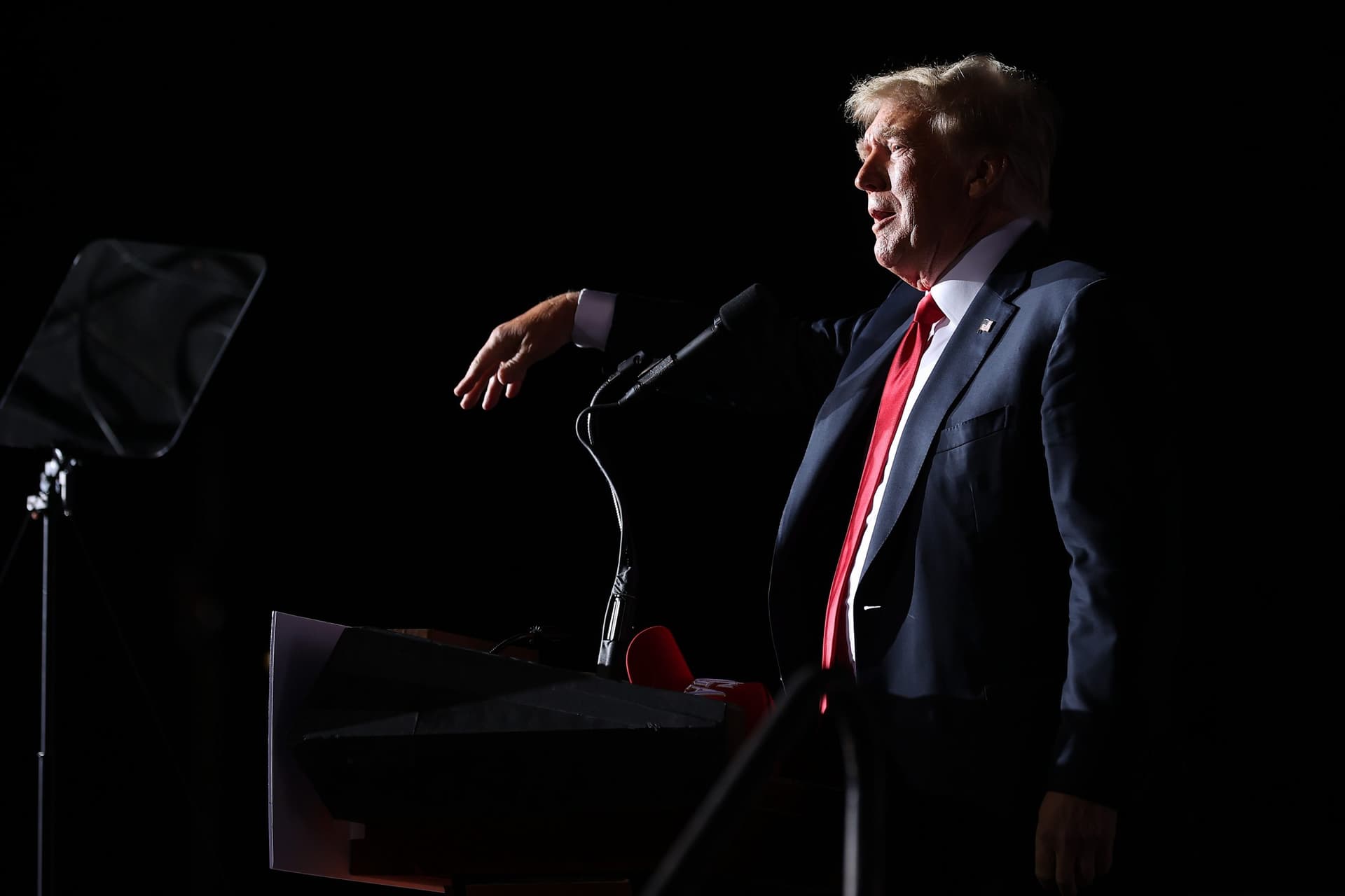 Trump Blames Jan. 6 Committee for Cancellation of His Press Conference