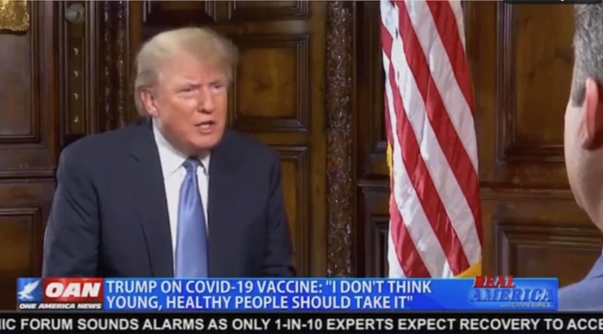 Trump Criticizes ‘Gutless’ Politicians Who Do Not Share Their Vaccination Status