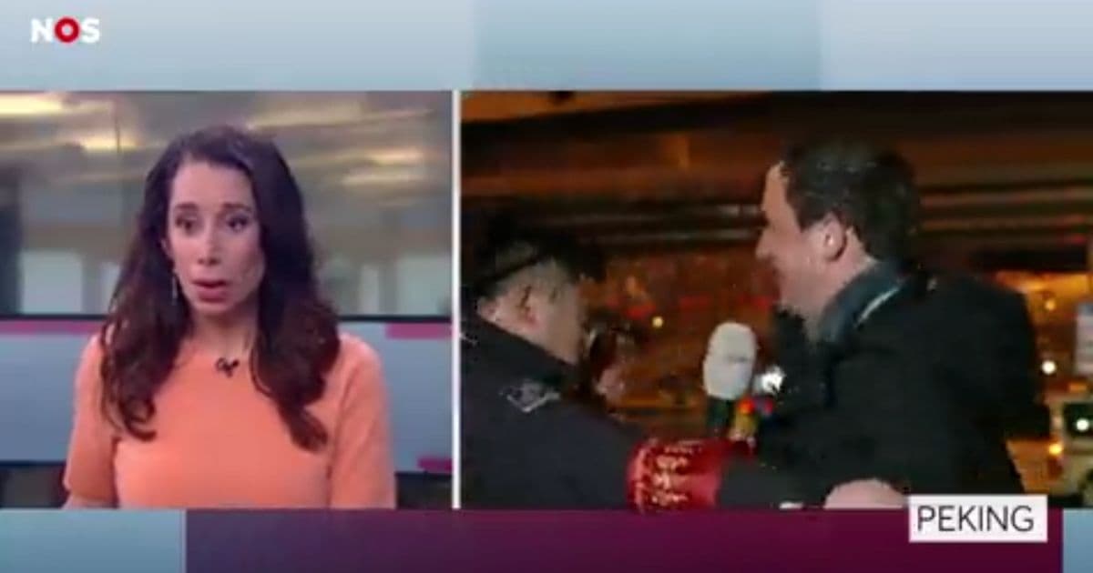 Video: Chinese Authorities Drag Olympic Reporter Away During Live Broadcast