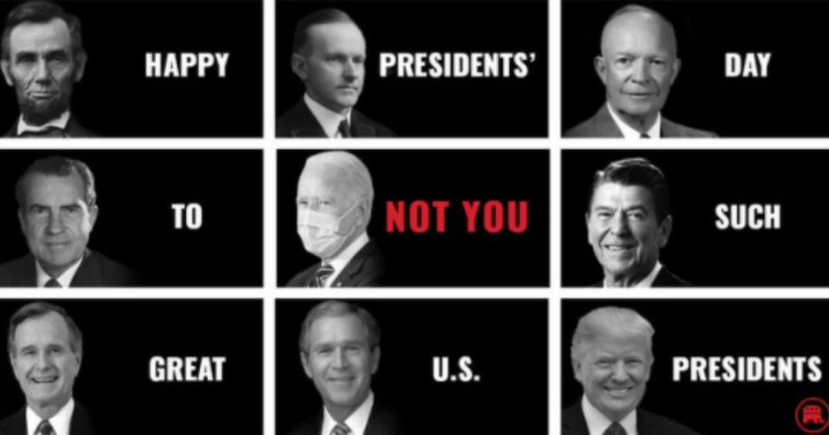 MSNBC Host, Commentator Have Preposterous Reaction to GOP Presidents Day Meme