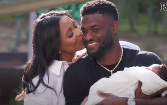 Superbowl Winner and Wife Introduce Baby Boy Born After the Big Game