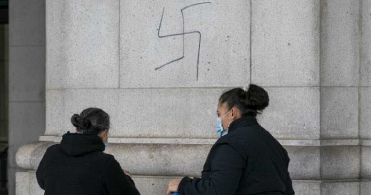 False Freak-Out: Arrest Report Shows Criminal Migrant Sprayed Swastikas, Not White Supremacist As Dems Said