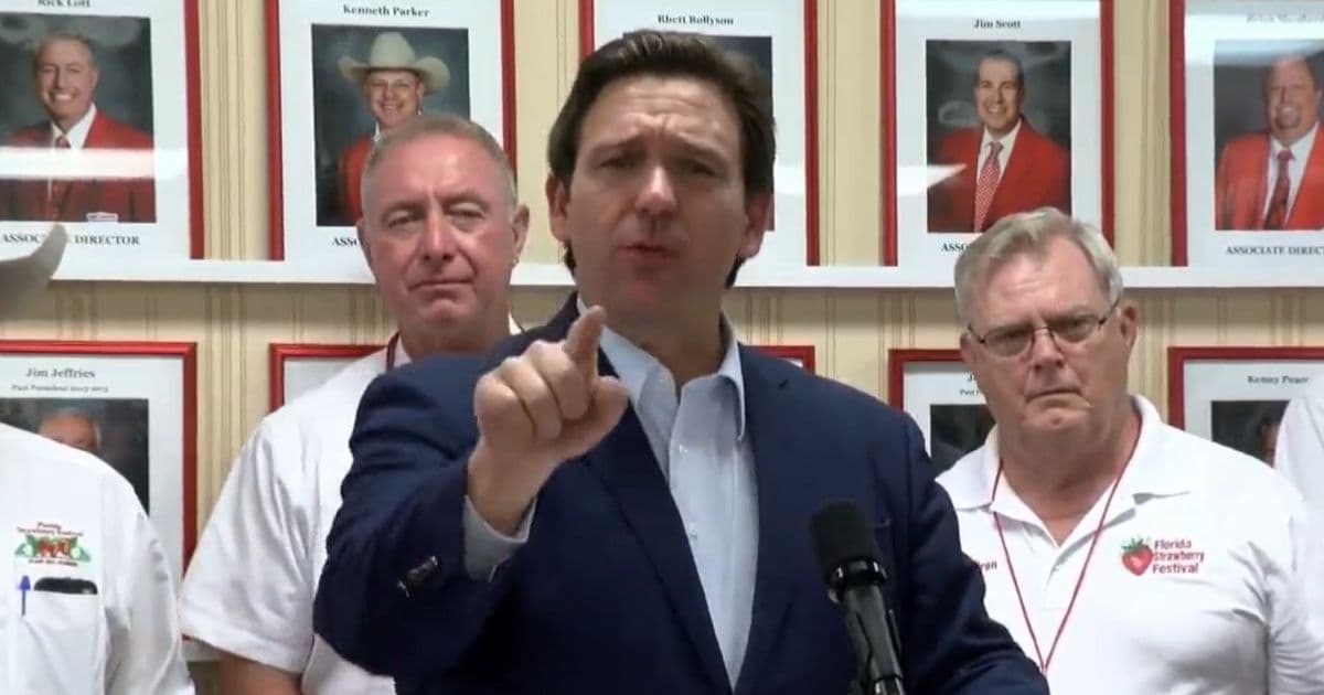 DeSantis Turns the Tables on Reporter ‘Pushing False Narratives’ About Controversial Bill