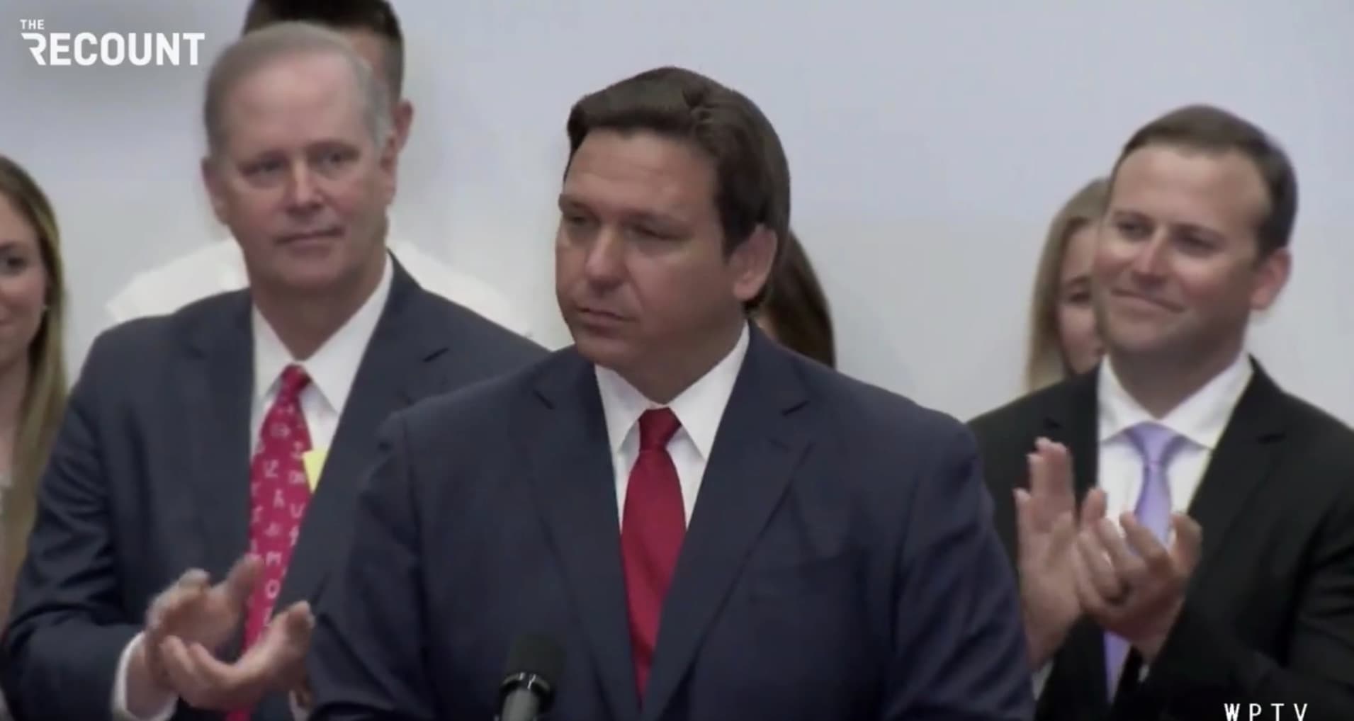 Crowd Applauds As DeSantis Addresses Twitter’s Effort to Counter Musk’s Offer to Buy the Company