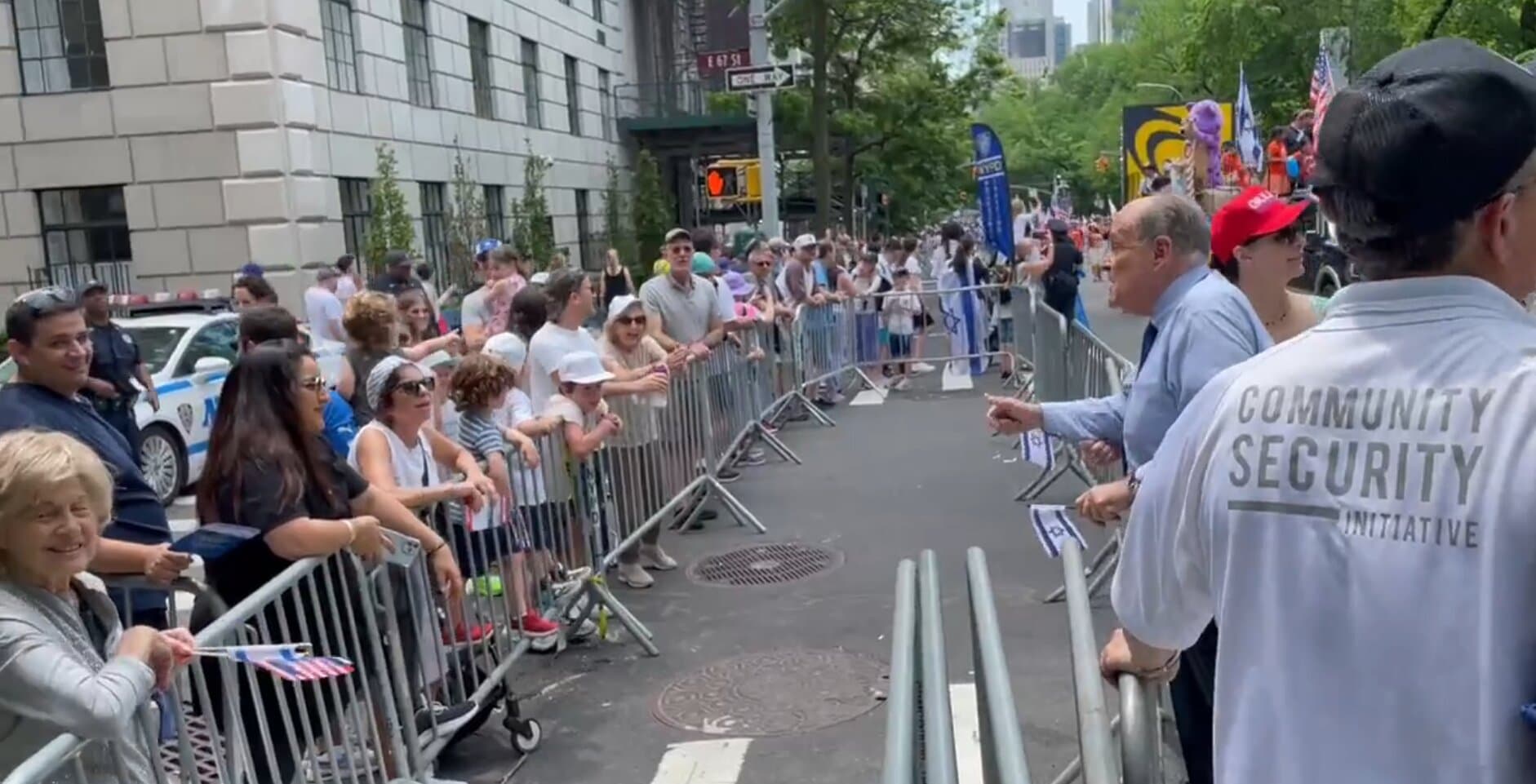 Rudy Giuliani Gets Into Shouting Match With Heckler