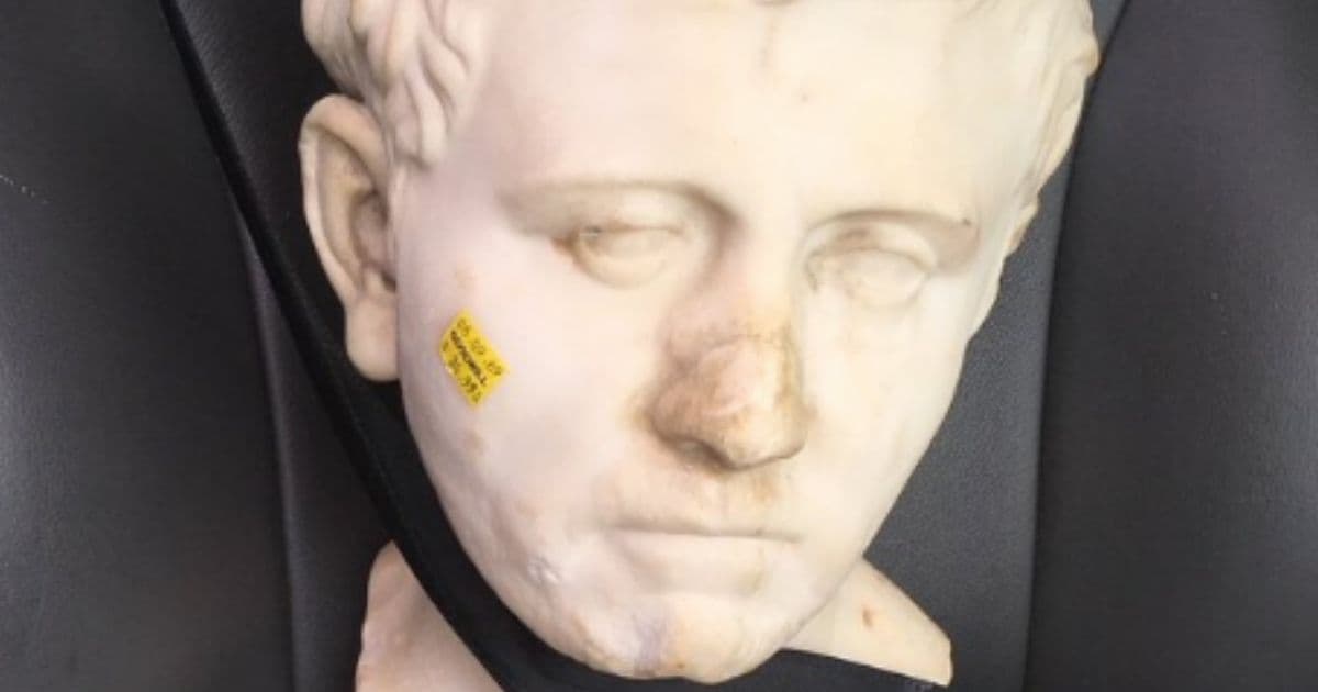 Literally Priceless: Woman Buys 'Cool' Statue Head at Thrift Store, Then Sunlight Reveals Its Ancient Treasure