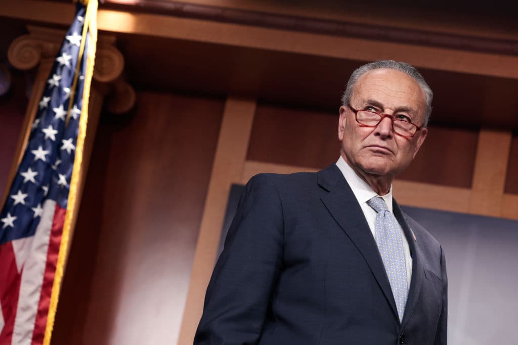Watch: Dem Sen. Chuck Schumer Tries to Scare Americans Into Supporting Controversial Border Bill