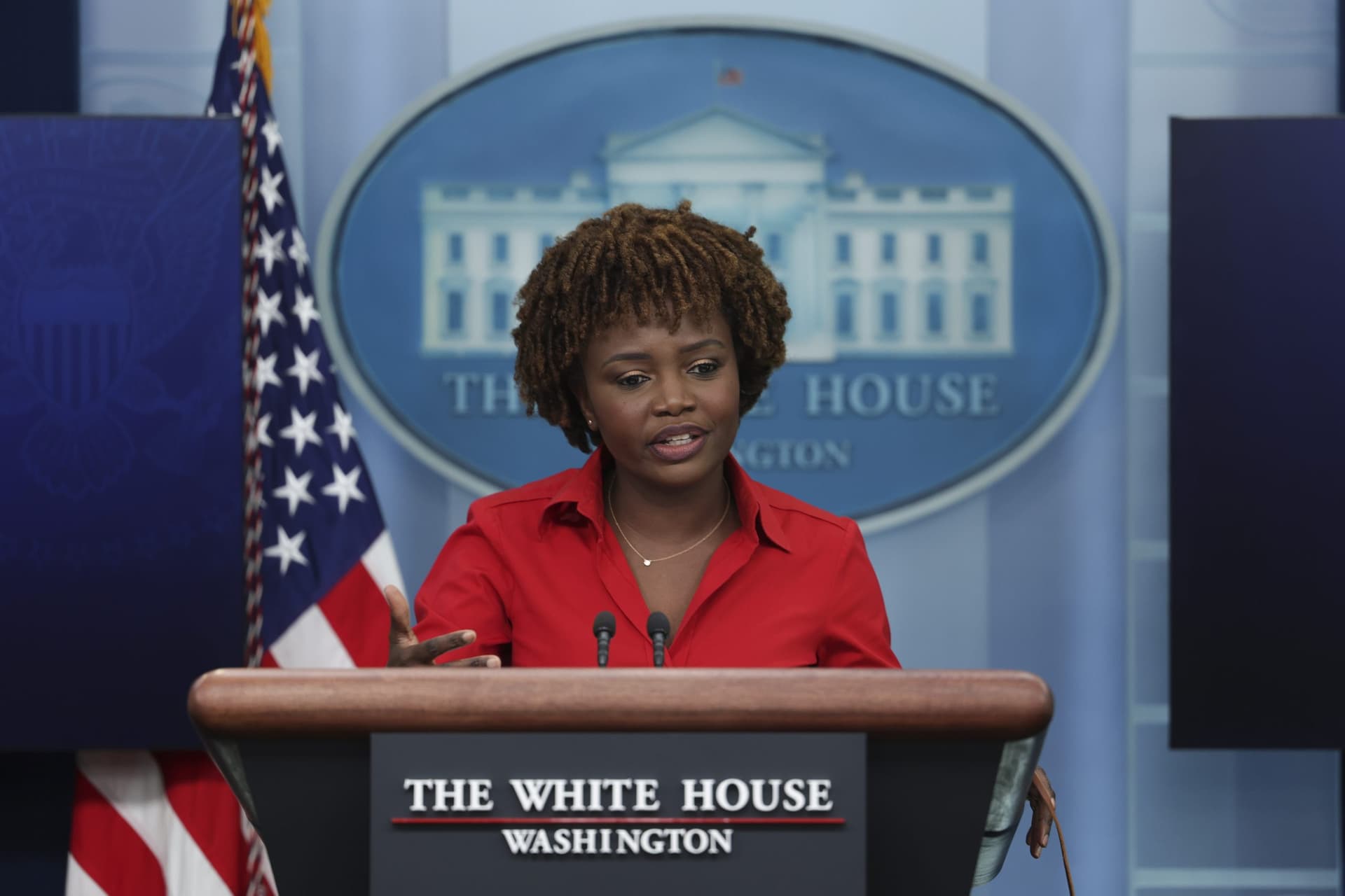 White House Reporters Knock Karine Jean-Pierre’s Handling of Press Briefings: Report