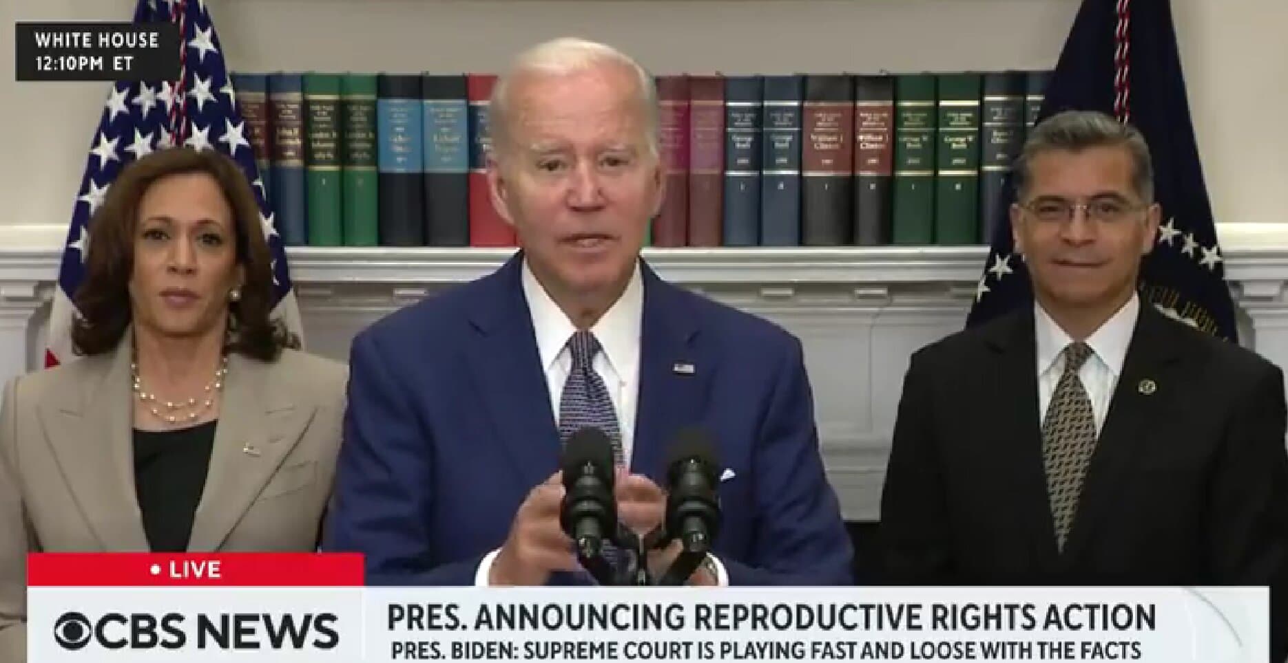Biden Finishes Sentence by Reading Directions From Teleprompter: ‘Repeat the Line’