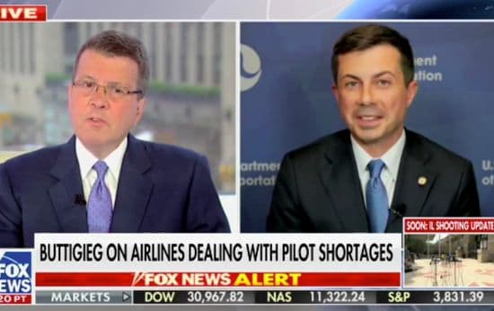 Buttigieg Laughs off Comparison Between Pilots Forced Into Retirement at 65 and Biden’s Mental Ability