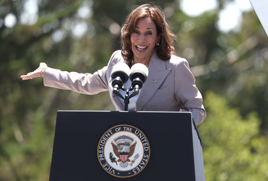 VP Harris Breaks Silence on Trump Raid — Can’t Make It 5 Words Without Giggling