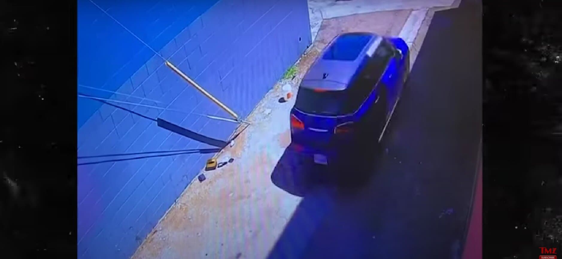 Anne Heche Seen on Video Almost Hitting a Pedestrian Before Crashing Into Home