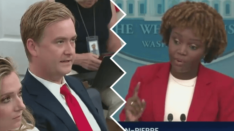Jean-Pierre Flails As Doocy Repeatedly Grills Her About Who Will Pay for Student Loan Cancellation – Then Moves On