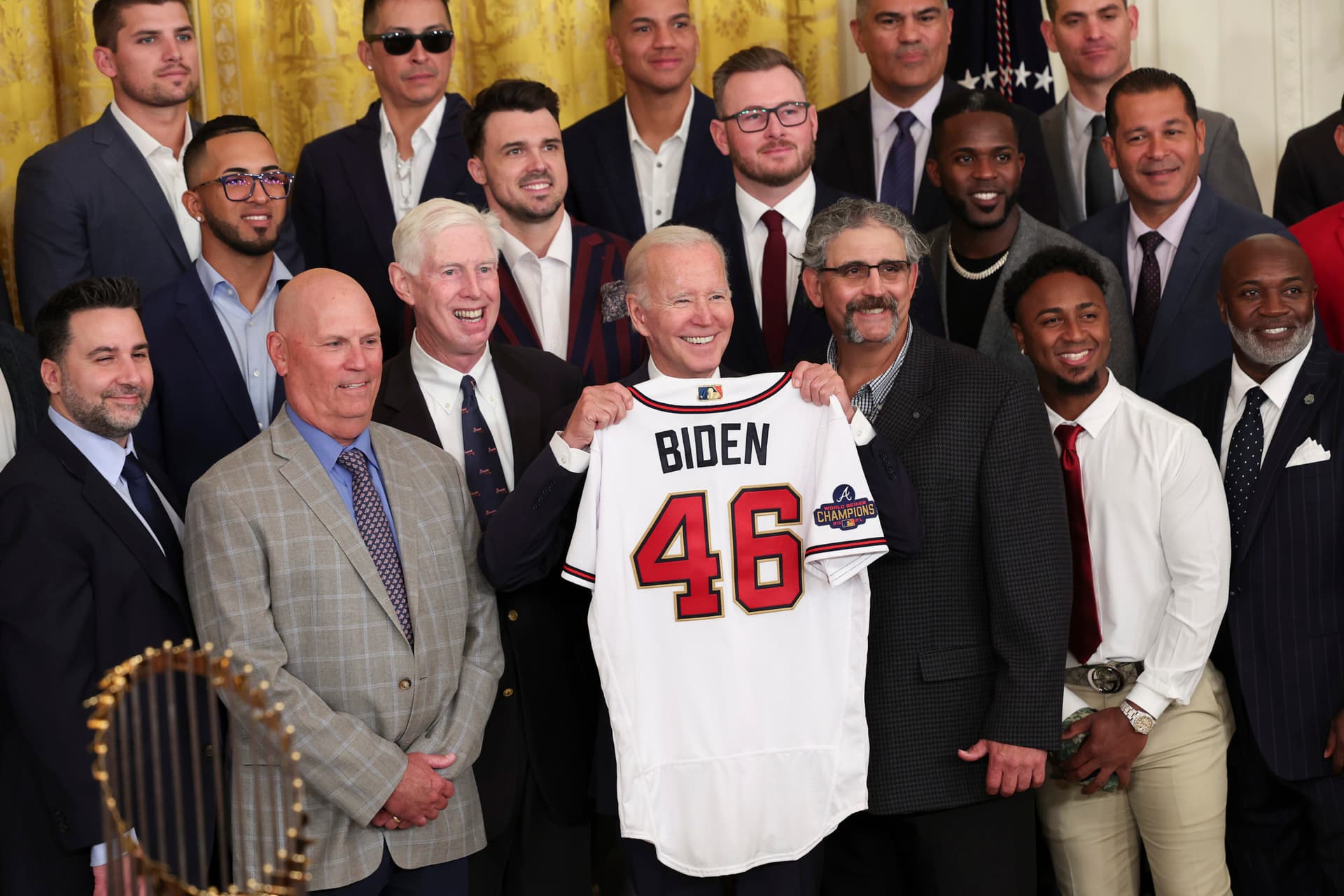 Biden Suggests He Knows ‘Something About Being Counted Out’ During Visit With World Series Champs