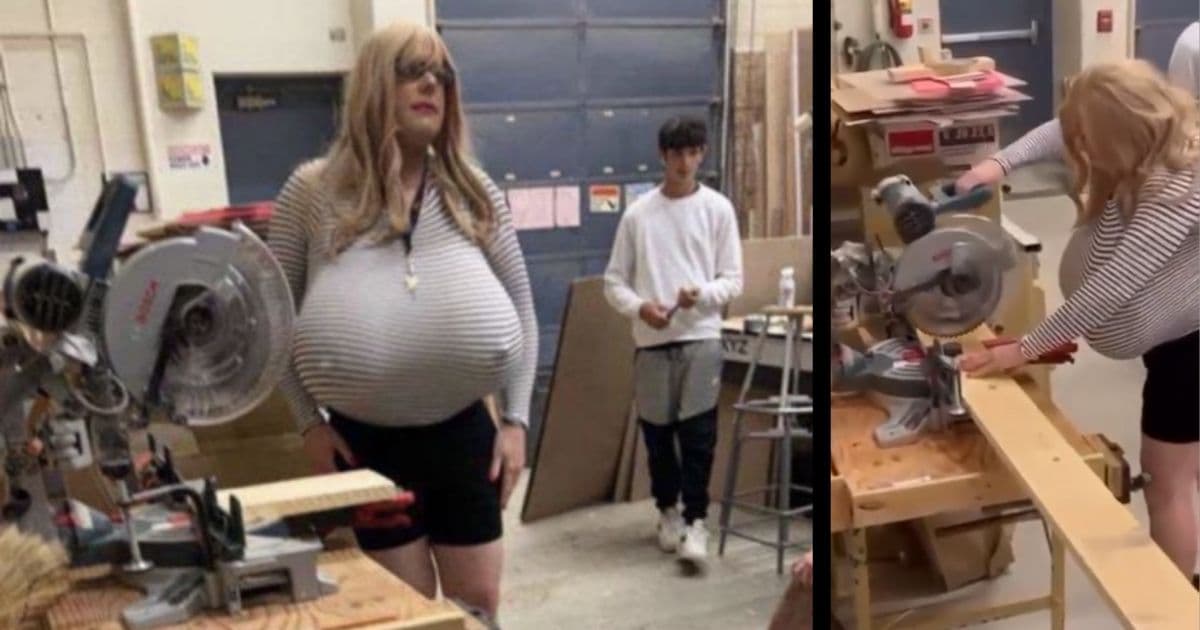 Students Secretly Film Trans Teacher Who Showed Up to Class with Grotesquely Oversized Fake Breasts: Reports