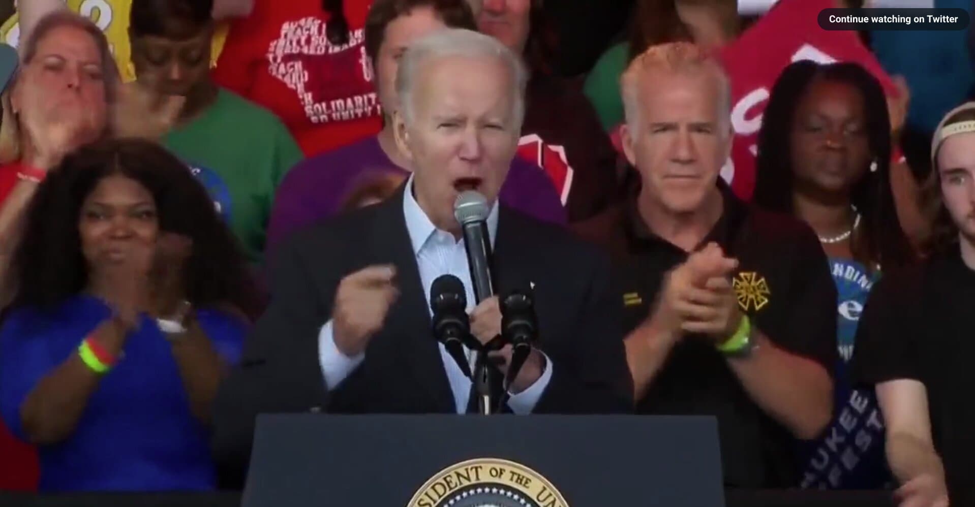 What Is Biden Saying?: POTUS Shouts Gibberish Days After Dark Speech Attacking ‘MAGA Republicans’