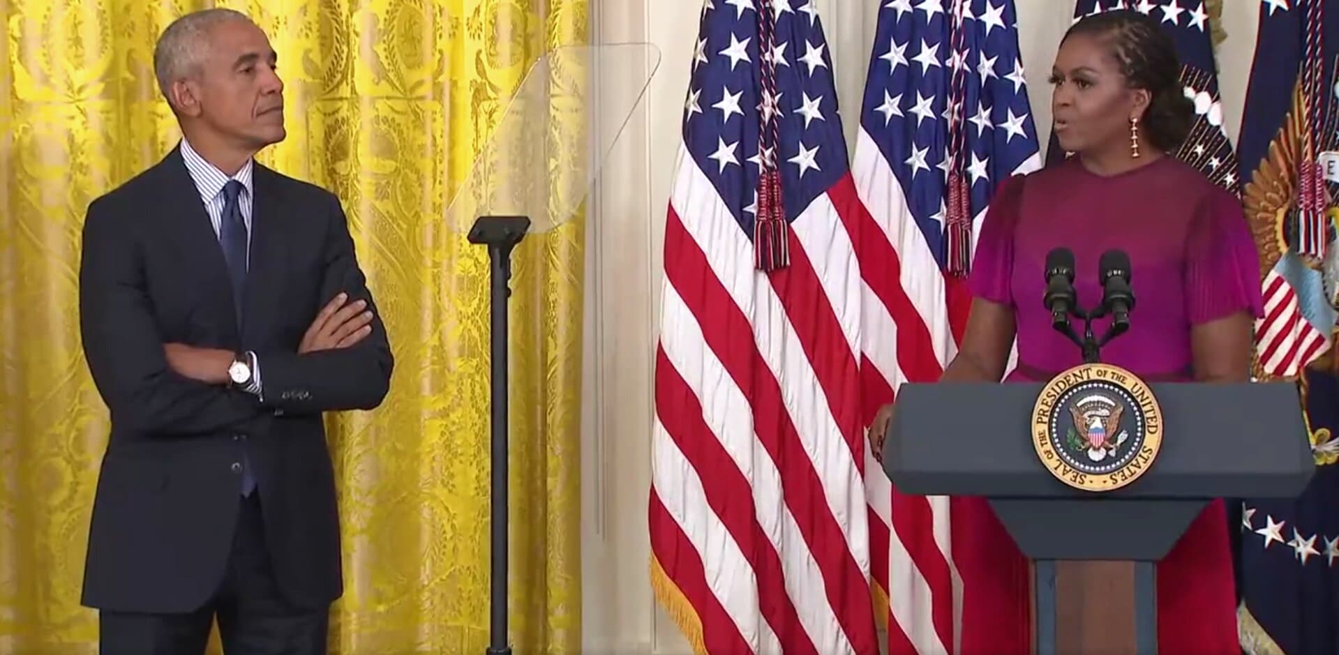 Michelle Obama Takes Veiled Swipe at Trump Over ‘Peaceful Transfer of Power’