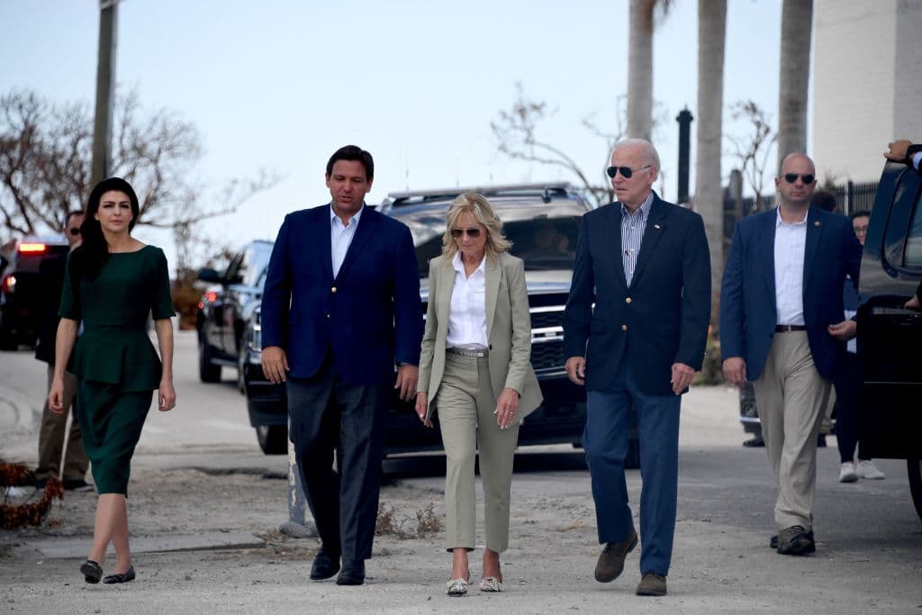 Liberals Go Bizarrely Crazy for Viral Pic of Biden, DeSantis