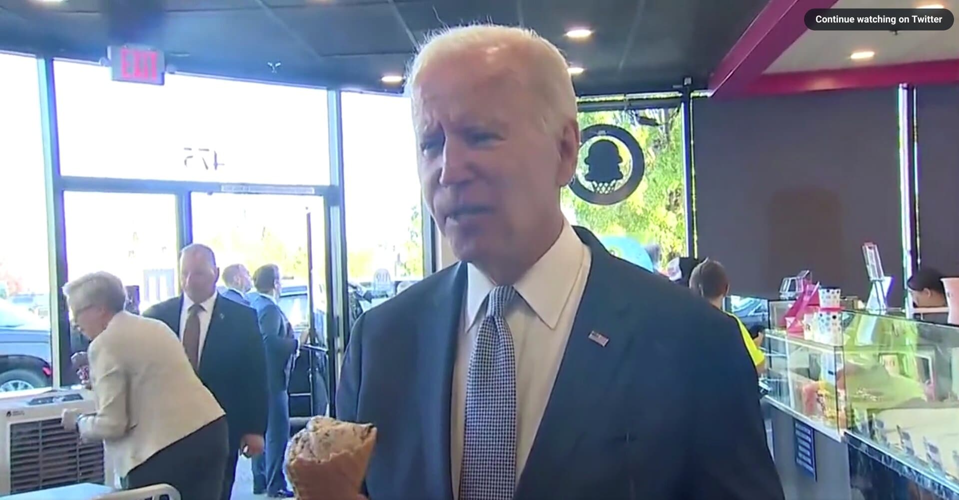 Biden Gets Roasted for Making Bold Claim About the US Economy – While Eating Ice Cream