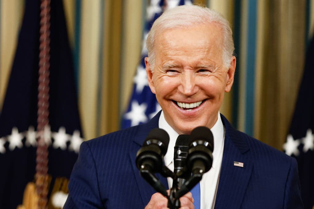 Biden Dismisses Question About 2024 With a Joke