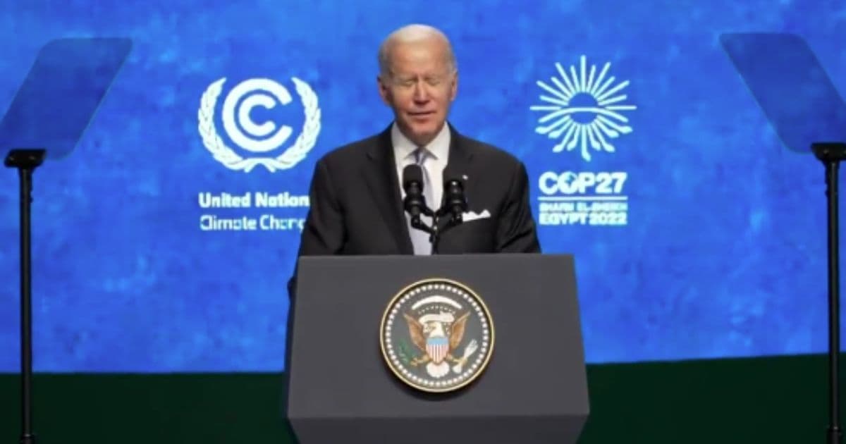 Joe Biden Embarrasses America in Egypt as He Struggles to Read Teleprompter, Winces as He Messes Up