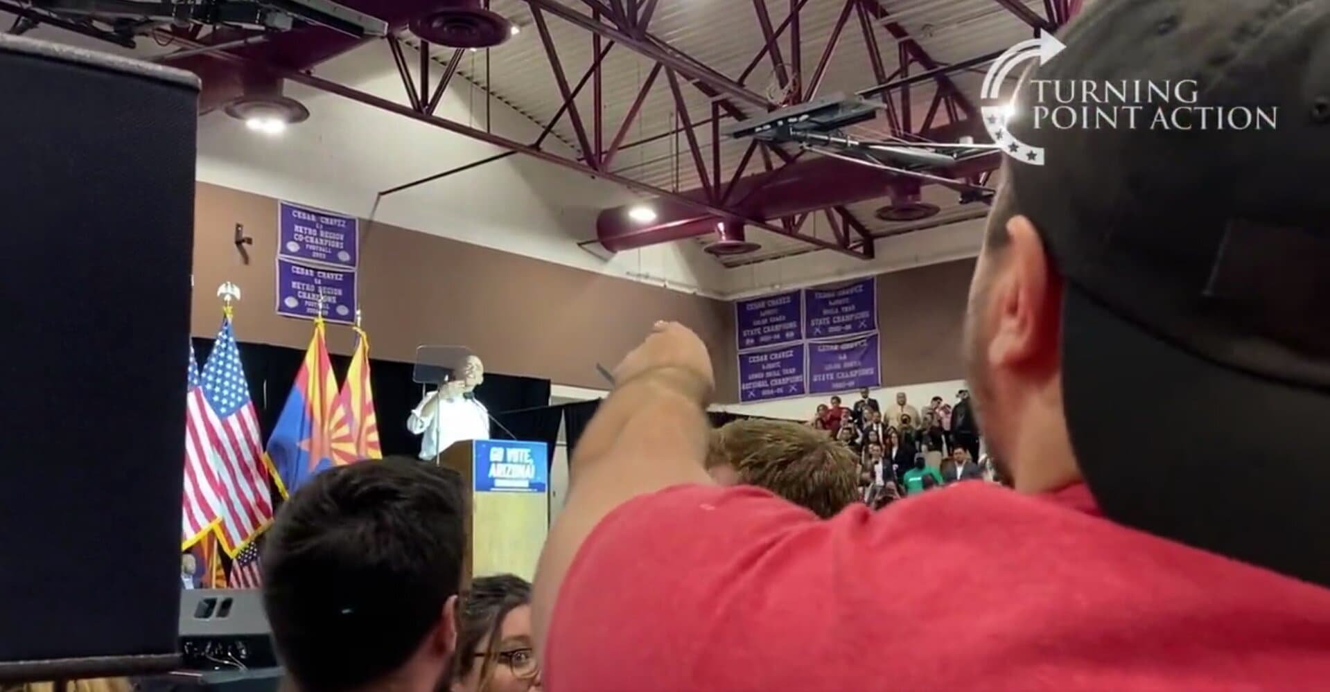 Obama Spars With Heckler During Rally for AZ Dem Gubernatorial Candidate: ‘Set Up Your Own Rally’