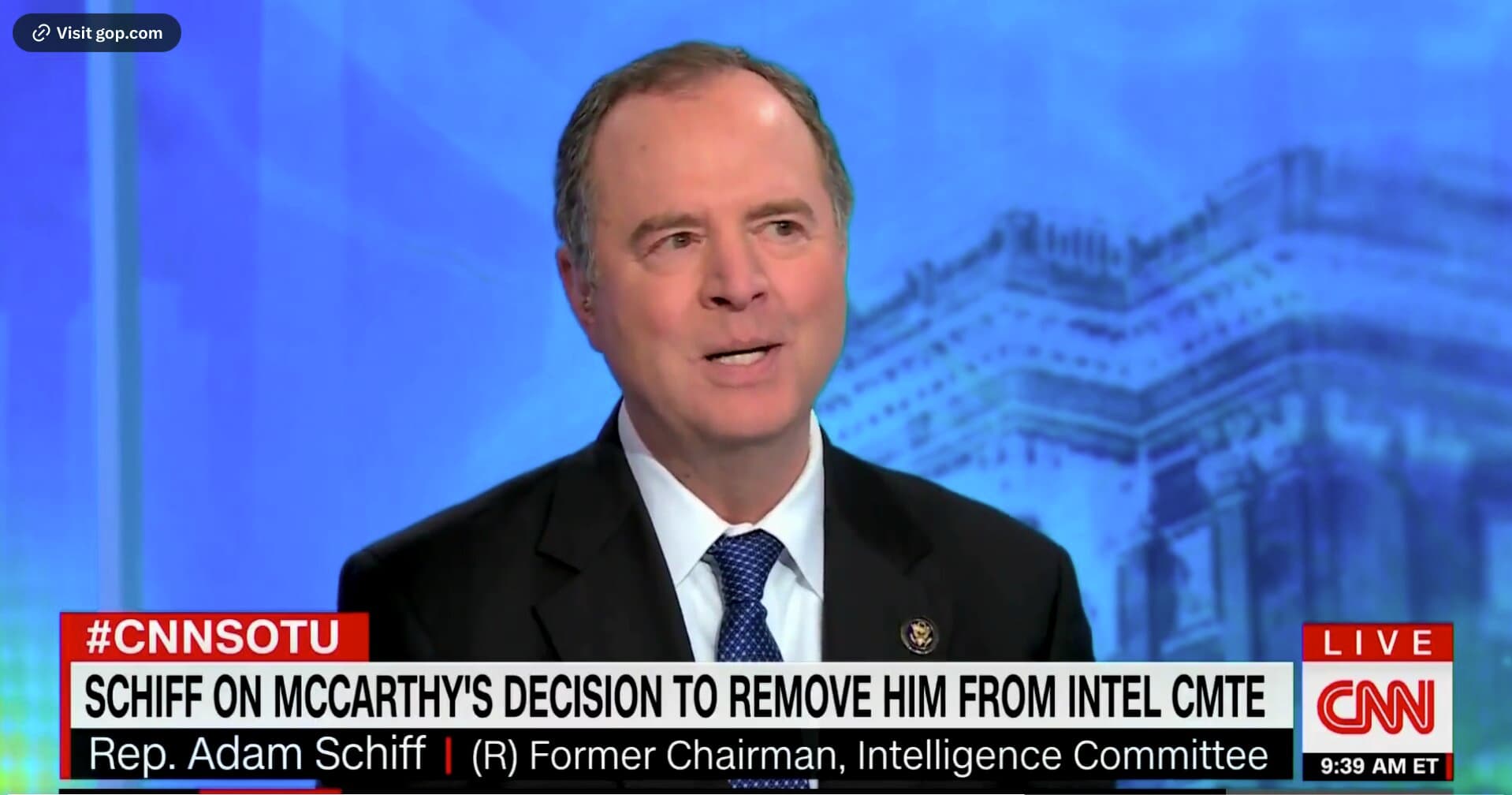 Watch: CNN Confronts Schiff Over His Claim There Was ‘Direct Evidence’ of Russian Collusion