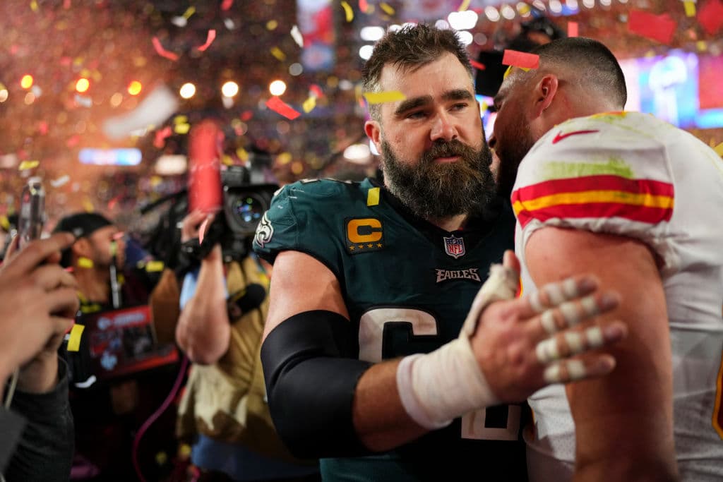 Eaglesā Jason Kelce Reveals Message to Emotional Rival Brother Chiefsā Player After Super Bowl