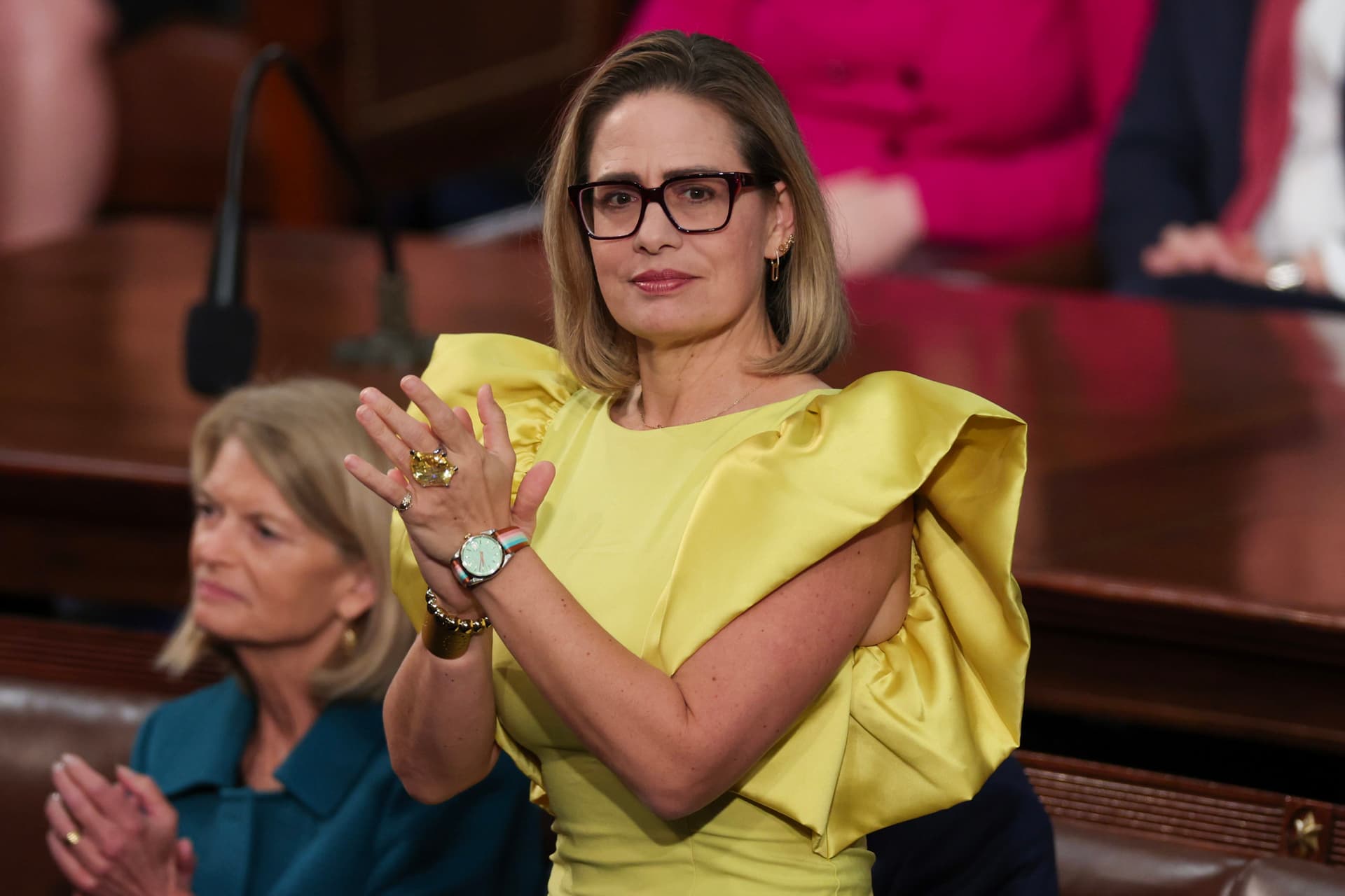 Kyrsten Sinema’s Outfit Choice for SOTU Raises Eyebrows