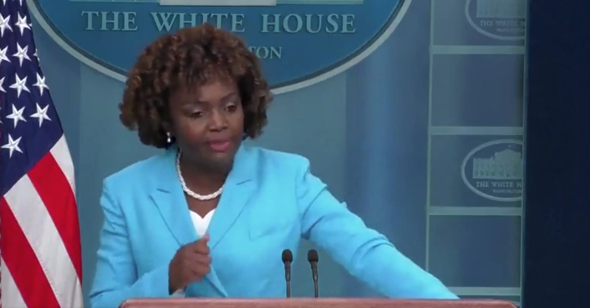 WH Press Sec Falsely Claims Conservative ‘Speaker’ Called for the ‘Eradication of Transgender People’