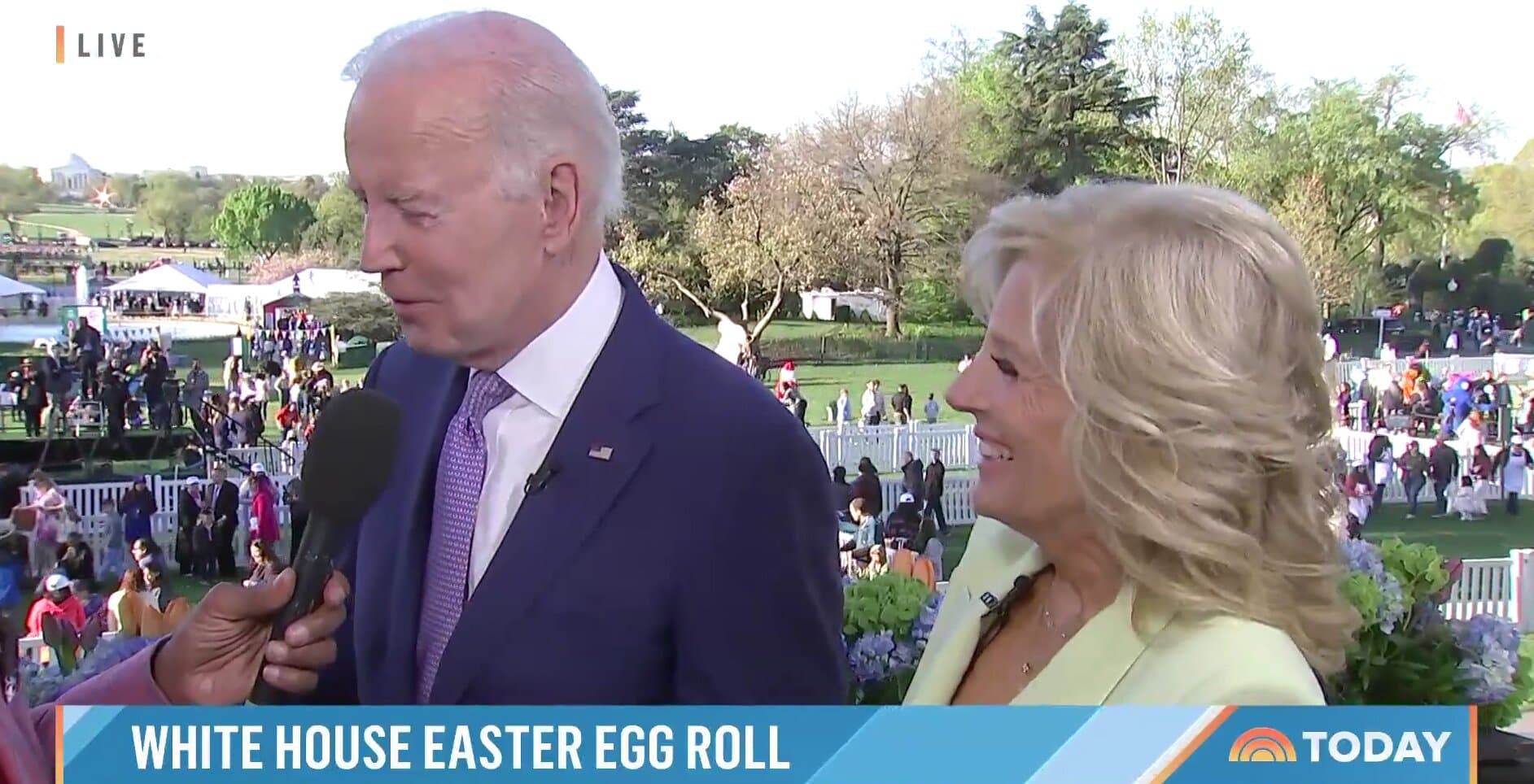 Biden Makes Indication About 2024 During Easter Egg Roll