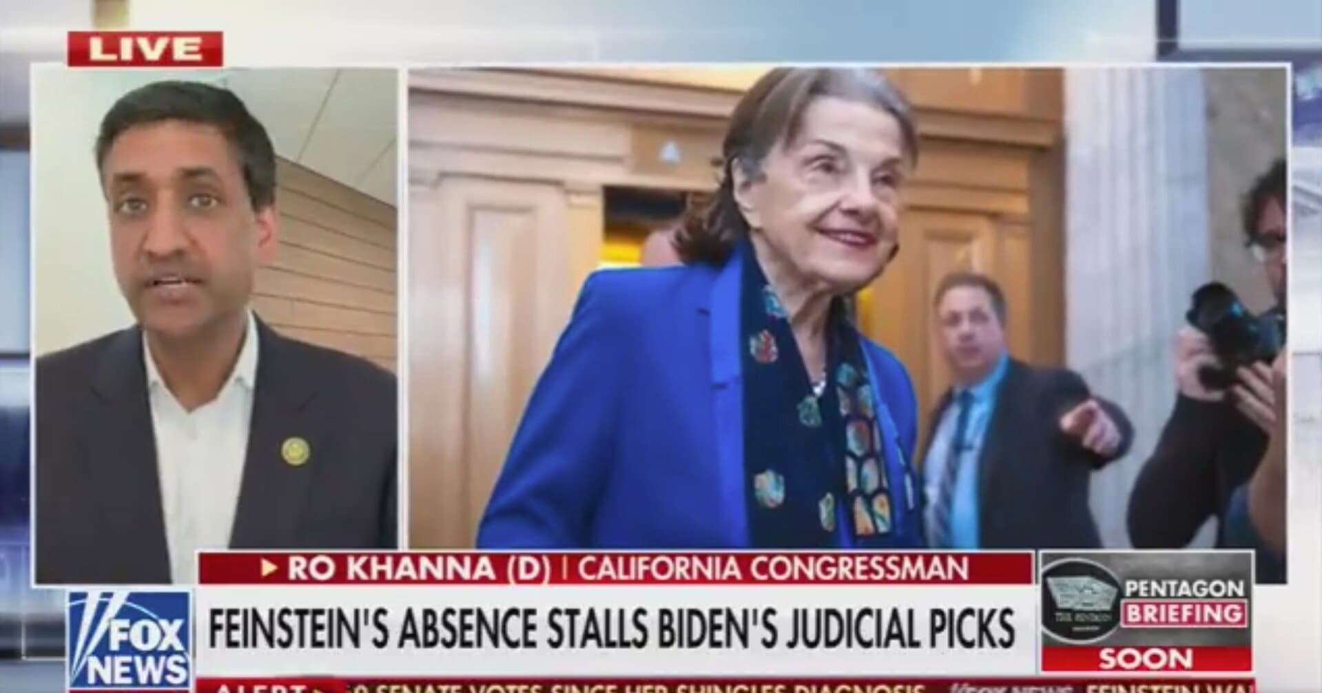 House Dem Doubles Down on Call for Feinstein to Resign: ‘She Should Know When It’s Time’