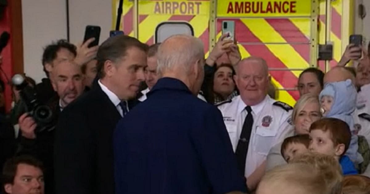Hunter Biden Forced to Step In to Help His Struggling Dad Understand Questions From Group of Kids