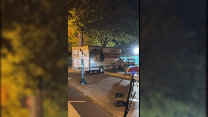 Man Charged After Crashing U-Haul Truck Into Security Barrier Near the White House