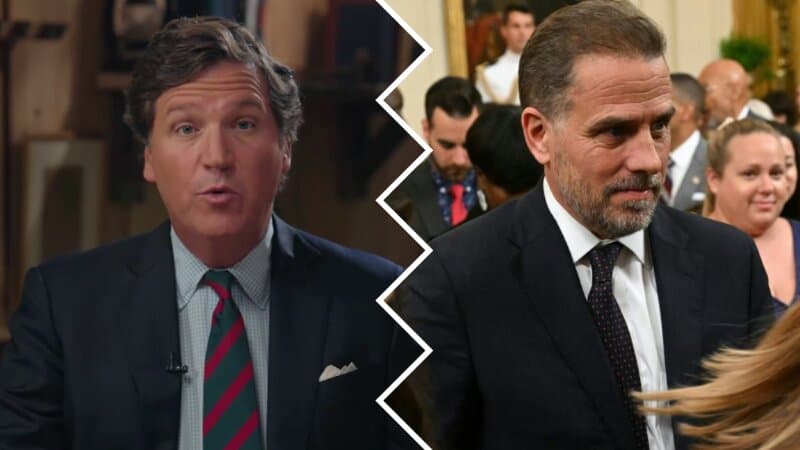 ‘A Lifetime of Sins Washed Away’: Tucker Carlson Weighs In After Hunter Biden Plea Deal