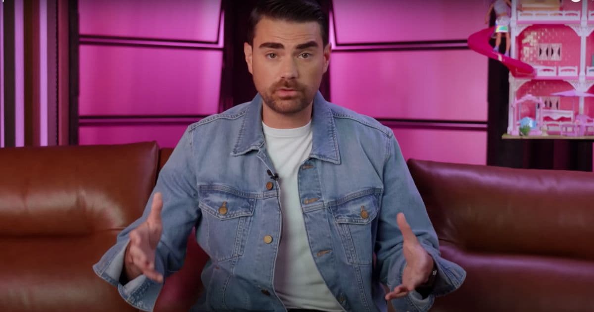 Watch: Conservative Ben Shapiro Burns Barbie Doll in Thumbs Down Review of Woke Film