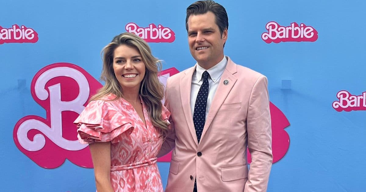 Matt Gaetz and Wife Blasted for Supporting ‘Barbie’ Movie