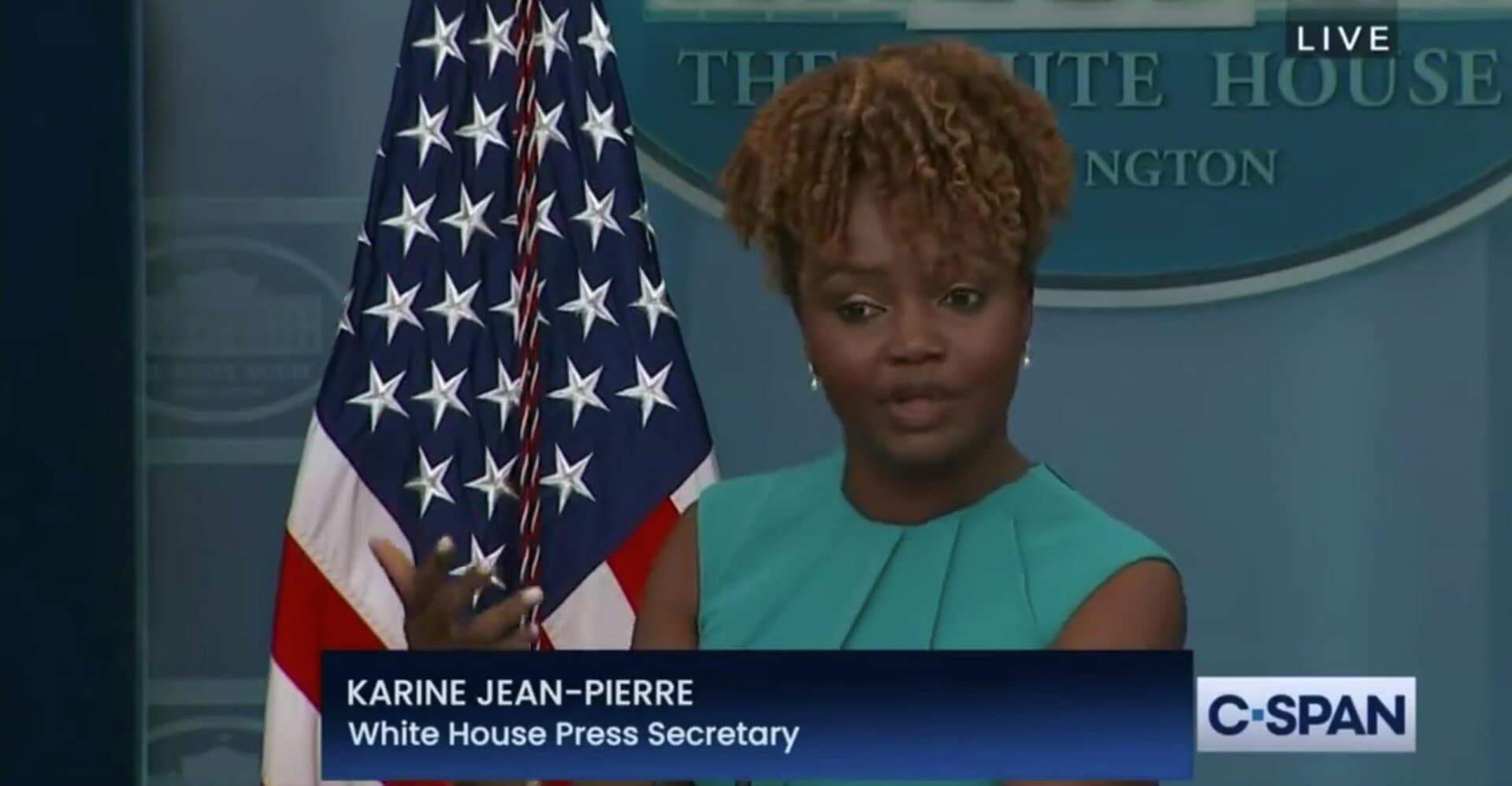 KJP Scolds Reporters for Asking if Cocaine at the WH Belonged to a Biden
