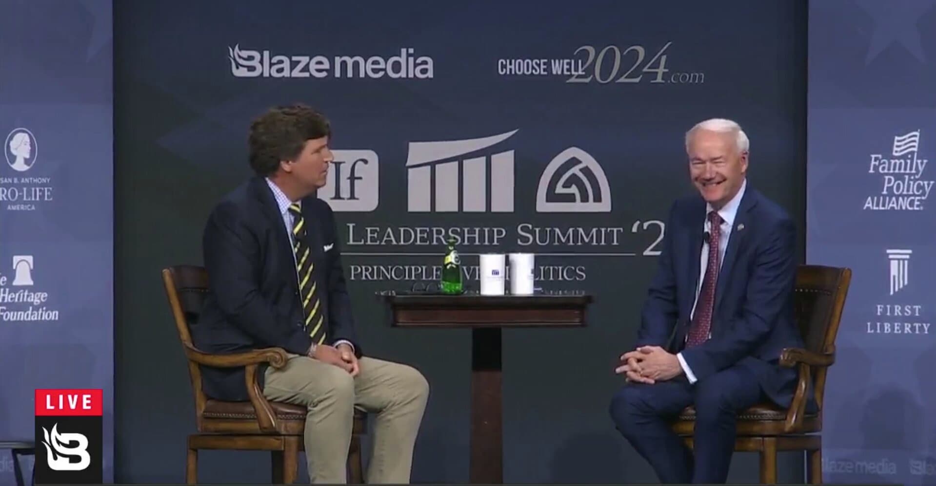 Crowd Cheers After Tucker Carlson Reveals Whether He Received a COVID-19 Vaccine Shot