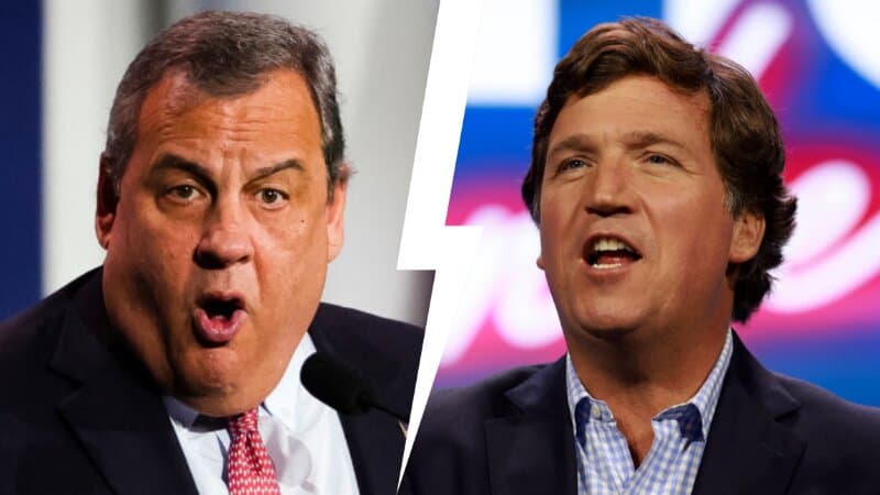 Tucker Carlson Calls Out Chris Christie on Twitter
