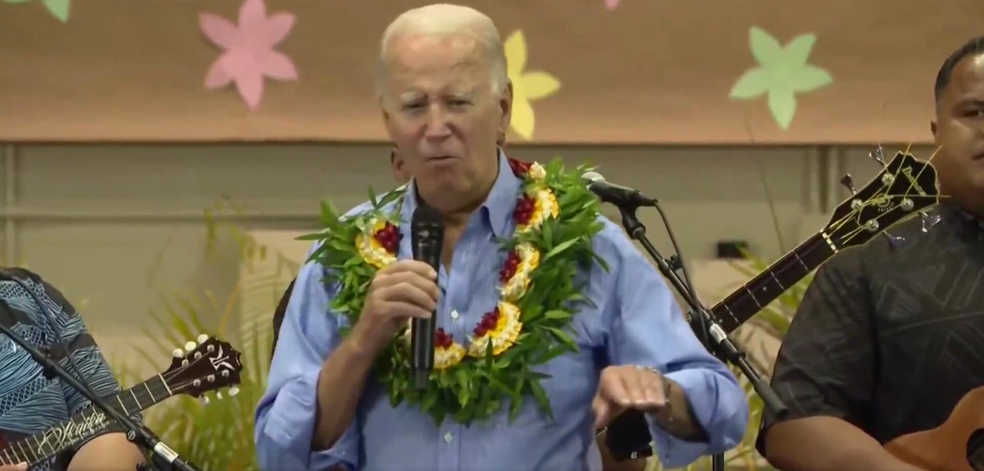 Biden Tries to Relate to Maui Wildfire Survivors by Talking About When He Experienced a Kitchen Fire
