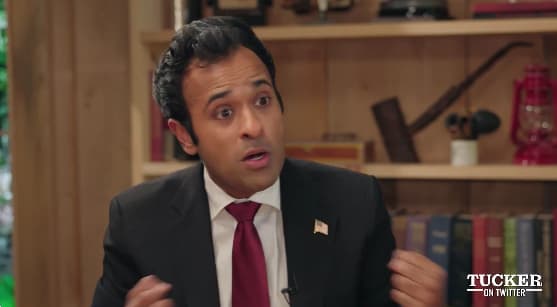 Vivek Ramaswamy Suggests to Tucker Carlson US Is in a ‘1776 Moment’