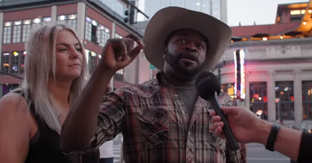 Nashville Cowboy Goes Off on Biden, Harris in Amazing Man-on-the-Street Interview
