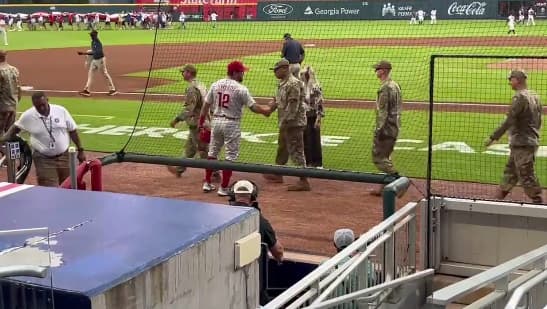 Phillies Player Wows People With ‘Humble’ Act Showing Respect for Military Members