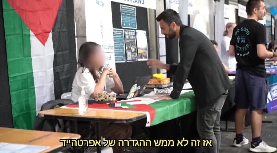 Arab Israeli Seen Dismantling Students’ Academic Knowledge of Israel as a ‘Apartheid State’