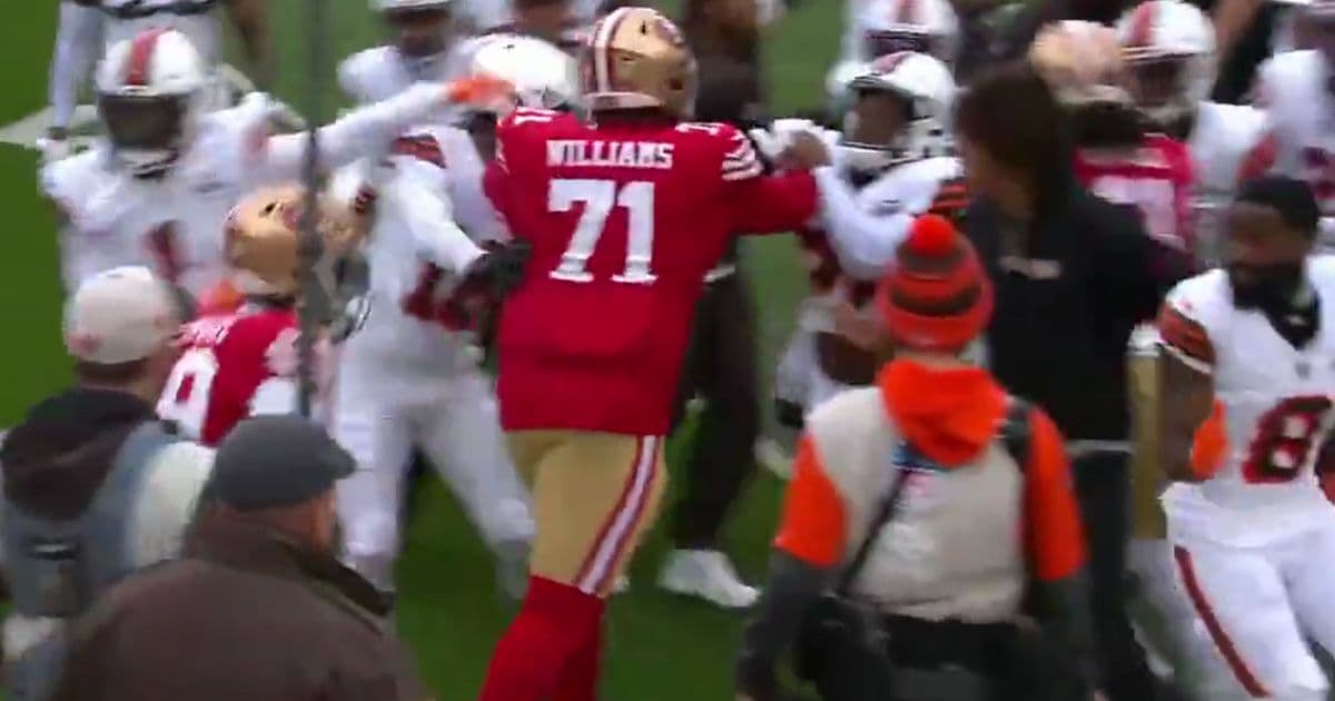 Pregame Brawl Breaks Out Between NFL Teams
