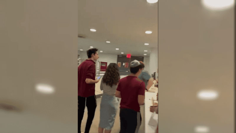 Jewish Students Hide in College Library As Pro-Palestinian Protesters Pound on the Doors