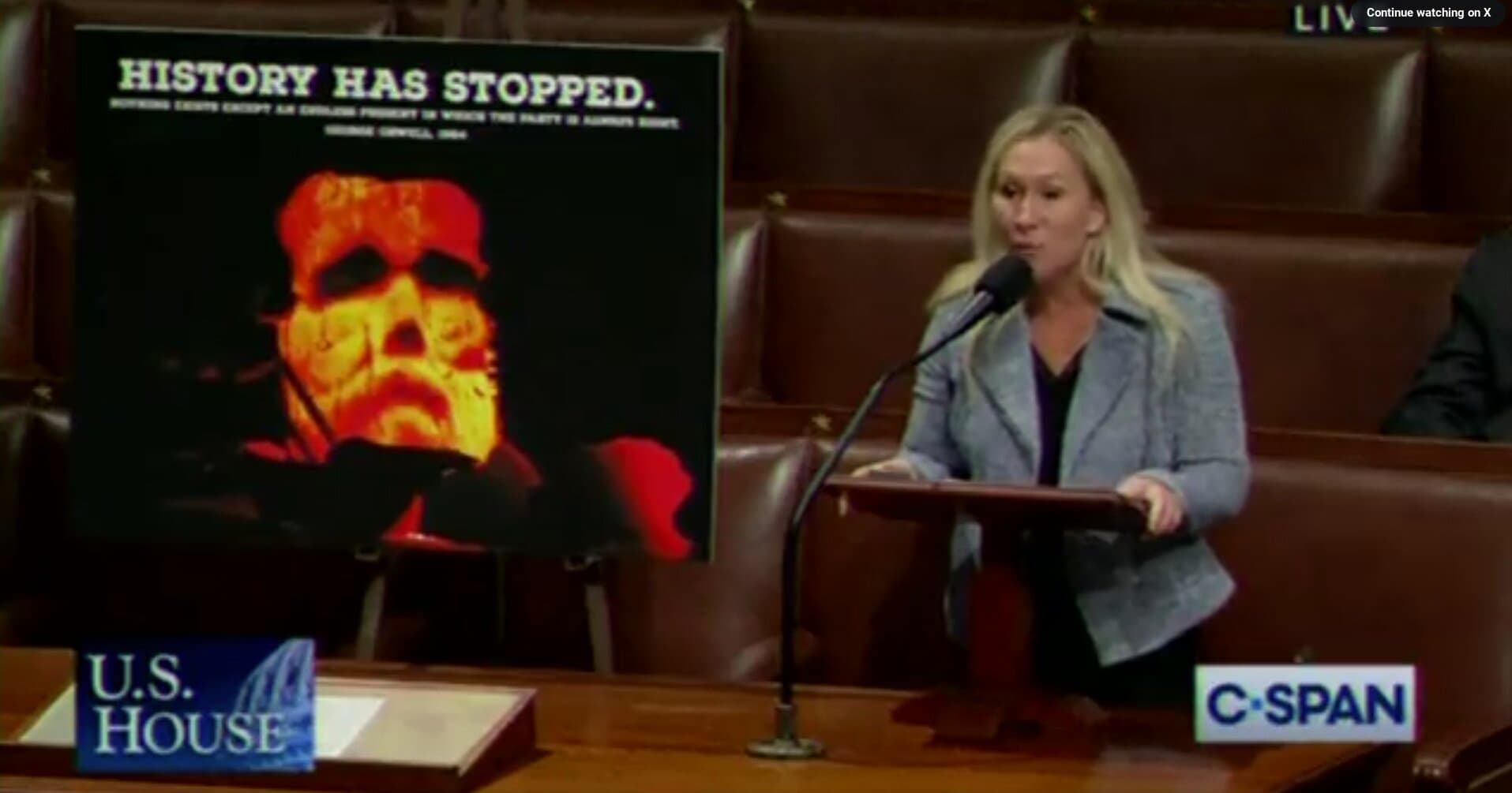 MTG Takes to the House Floor to Argue Statue of Robert E Lee Should Not Have Been Removed