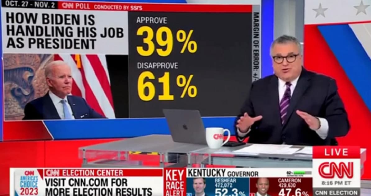 CNN Political Director Forced to Admit the Truth About Biden After Seeing His Own Network’s New Poll
